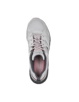 Zapatilla Mujer Skechers Hillcrest Gris/Rosa