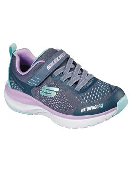 Zapatilla Junior Skechers Ultra Groove Gris