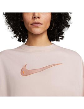 Camiseta Mujer Nike Nsw Swsh Rosa