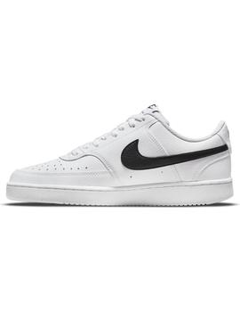 Zapatilla Hombre Nike Court Vision Blanca Negra