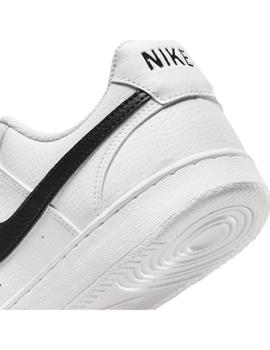 Zapatilla Hombre Nike Court Vision Blanca Negra