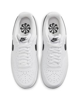 Zapatilla Hombre Nike Court Vision Blanca Negra