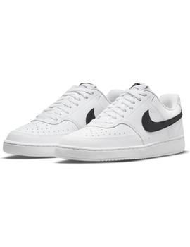 Zapatilla Hombre Nike Court Vision Blanca Negra