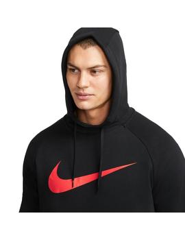 Sudadera Hombre Nike NK Df Negra Roja