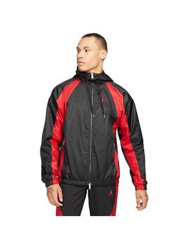 Cortavientos Hombre Jordan Essentials Negro Rojo