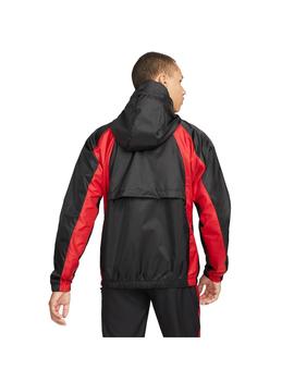 Cortavientos Hombre Jordan Essentials Negro Rojo