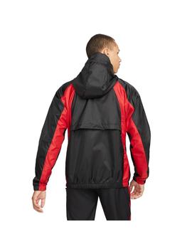 Cortavientos Hombre Jordan Essentials Negro Rojo