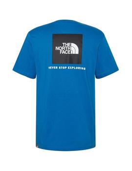 Camiseta Hombre The North Face Box Azul