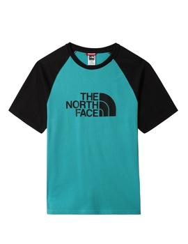 Camiseta Hombre TNF Raglan Verde