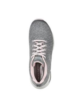 Zapatilla Mujer Skechers Arch Fit Gris/Rosa