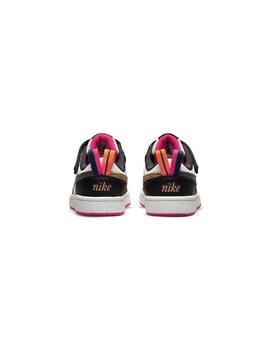 Zapatilla Niño Nike Court Borough Low 2 SE Blanca Negro Ros