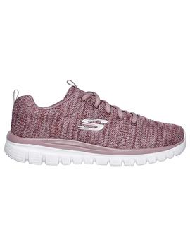 Zapatilla Mujer Skechers Graceful Rosa