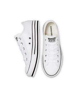 Zapatilla Niña Converse Leather Eva All Star Low Top Plat