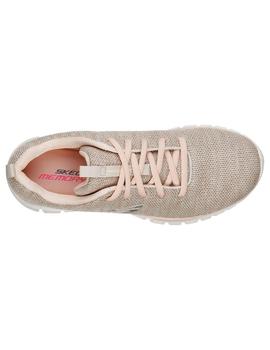 Zapatilla Mujer Skechers Graceful Beige