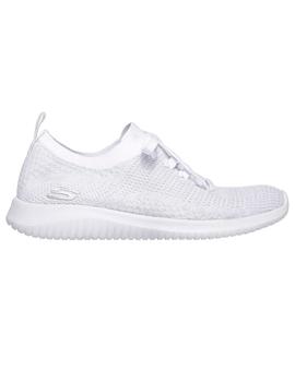 Zapatilla Skechers Ultra Flex Mujer Blanca