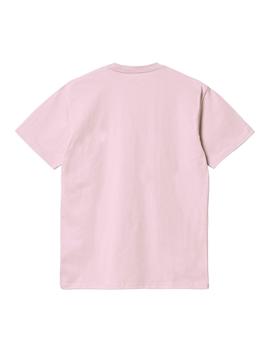 Camiseta Hombre Carhartt WIP Chase Rosa