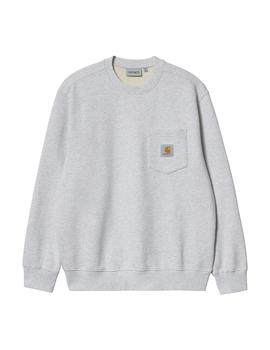 Sudadera Hombre Carhartt WIP Pocket Gris