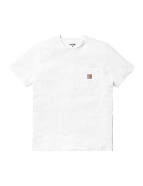 Camiseta Hombre Carhartt WIP Pocket Blanca