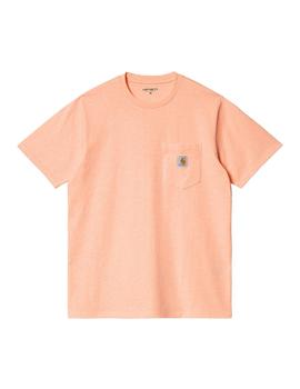 Camiseta Hombre Carhartt WIP Pocket Naranja