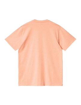 Camiseta Hombre Carhartt WIP Pocket Naranja