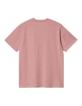 Camiseta Hombre Carhartt WIP Pocket Rosa