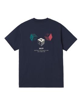 Camiseta Hombre Carhartt WIP Cube Marino