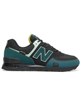 Zapatilla Hombre New Balance 574 Verde Negra