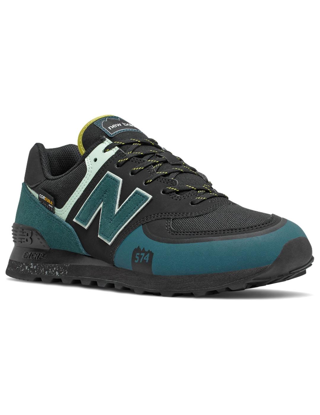 New balance negro con verde cheap