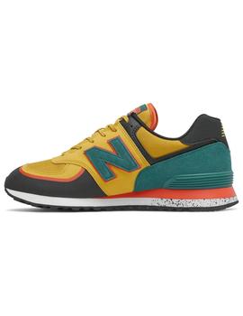 Zapatilla Hombre New Balance 574 Amarilla