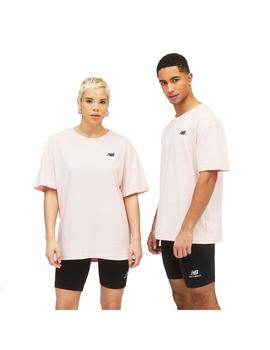 Camiseta Unisex New Balance Unissential Rosa