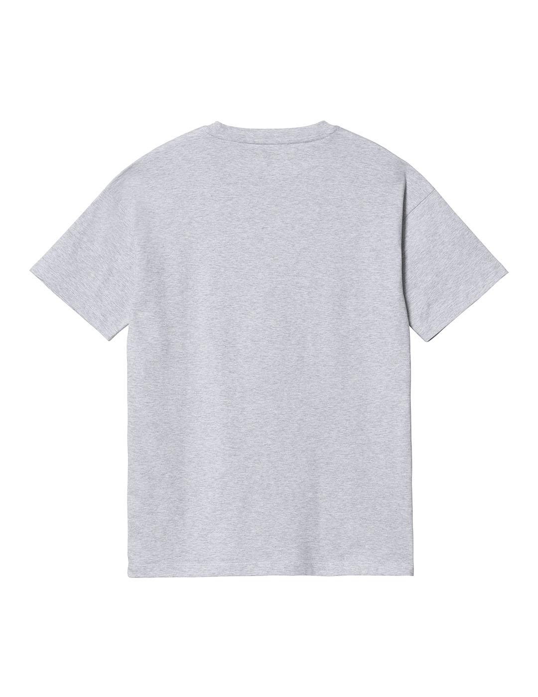 Camiseta Mujer Carhartt WIP Script Gris Lila