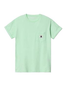 Camiseta Mujer Carhartt WIP Pocket Menta