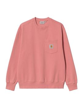 Sudadera Hombre Carhartt WIP Pocket Rosa