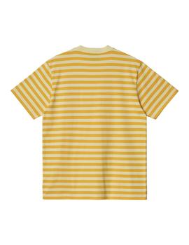 Camiseta Hombre Carhatt WIP Scotty Pocket Amarilla