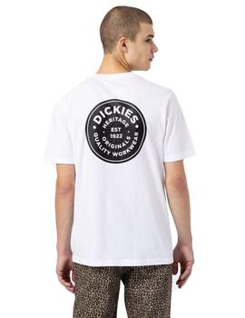 Camiseta Hombre Dickies Woodinville  blanca