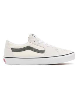 Zapatilla Unisex Vans Sk8-Low Crema Verde