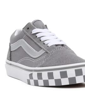 Zapatilla Niño Vans Old Skool Gris