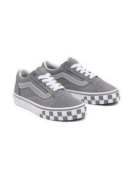 Zapatilla Niño Vans Old Skool Gris