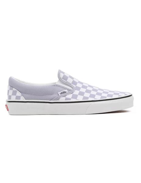 Escuchando calentar Resonar Zapatilla Mujer Vans Slip On Cuadros Lila