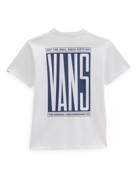 Camiseta Hombre Vans Type Blanca