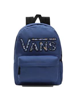 Mochila Unisex Vans Realm Azul Flores