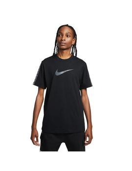 Camiseta Hombre Nike Repeat Negra