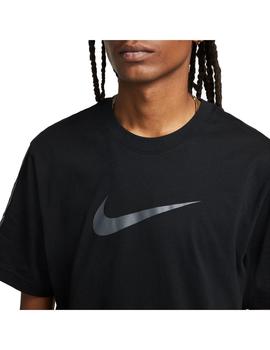 Camiseta Hombre Nike Repeat Negra