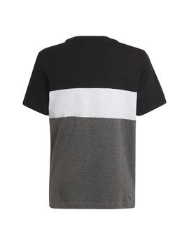Camiseta Niño adidas Colorblock Negro