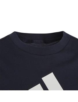Camiseta Niño adidas Colorblock Azul