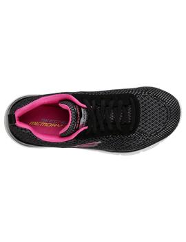 Zapatilla Mujer Skechers Fashion Negro