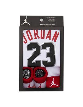 Conjunto Baby Nike Jordan Blanca Rojo