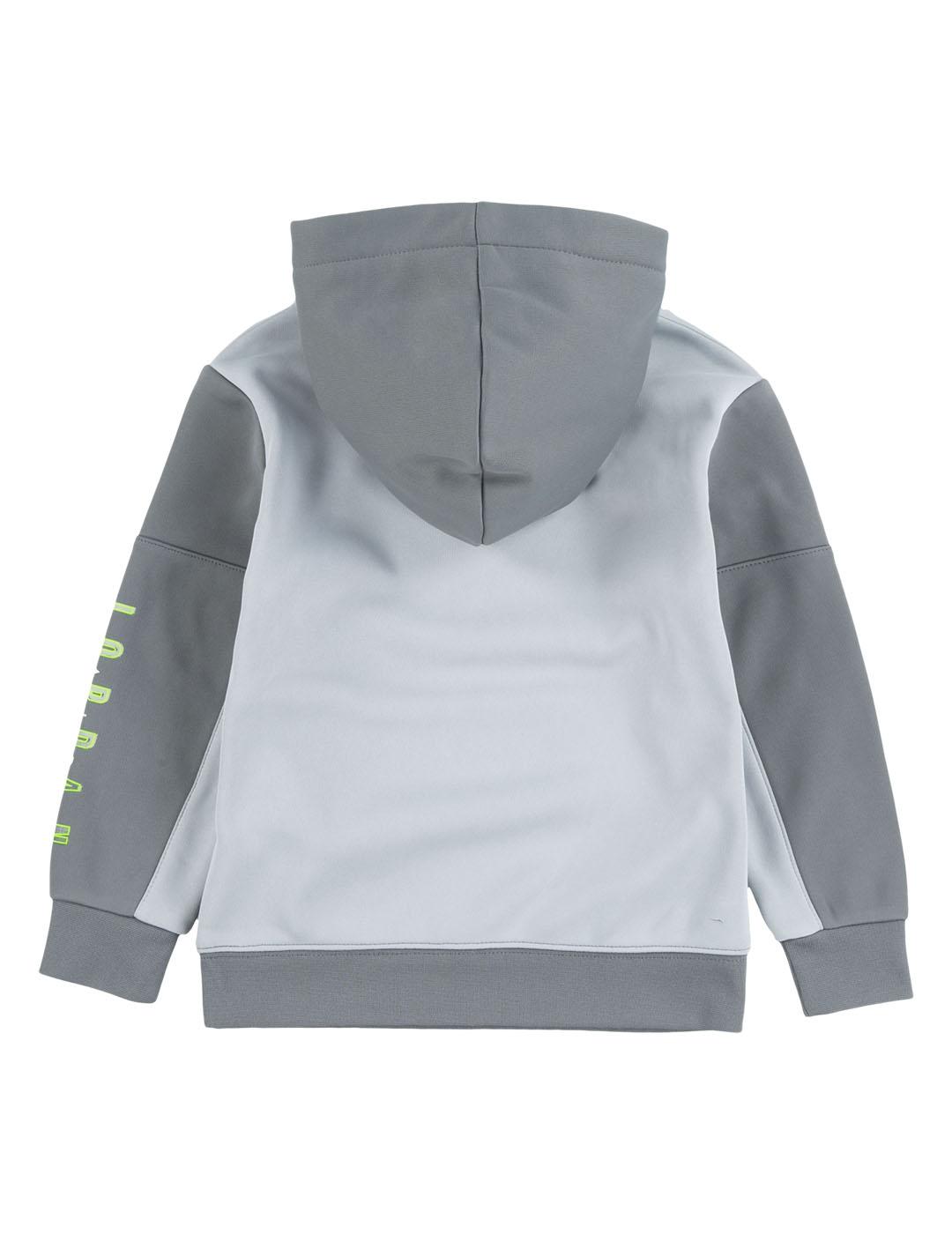 Sudadera Niño Nike Jordan Pullover Hoodie Gris