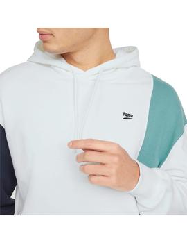 Sudadera Hombre Puma Downtown Colblock Blanca