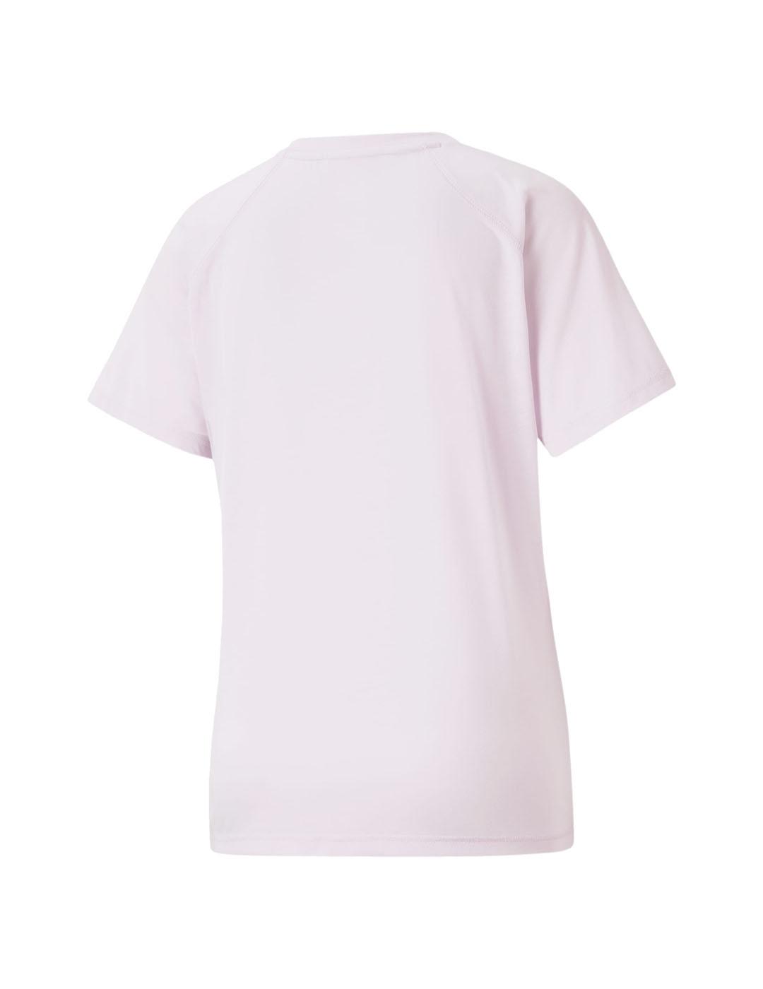 Camiseta Mujer Puma Evostripe Lila